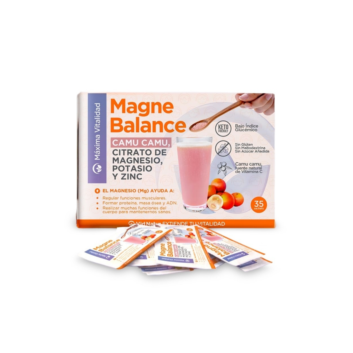 VIDN7750305003772MAGBALCJ - VID NATUR MAGNE BALANCE - Cja x 35 sachets